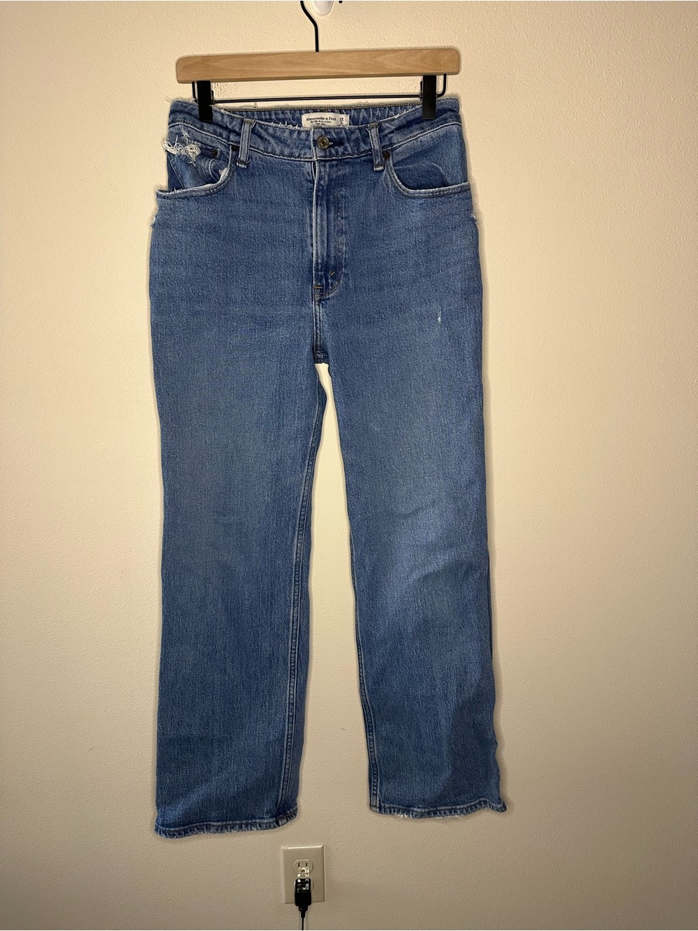 Abercrombie Vintage Comfort Stretch Curve Love High Rise 90s Relaxed Jean 28 S - Picture 8 of 9